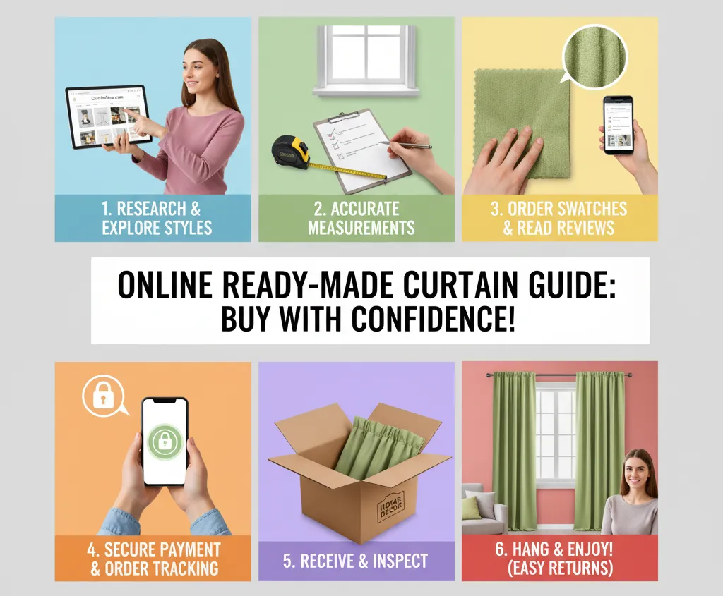 راهنمای خرید آنلاین پرده آماده؛ چطور مطمئن خرید کنیم؟